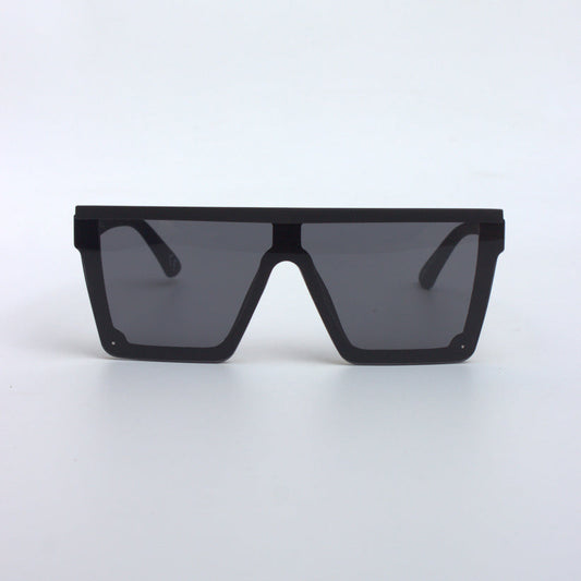 Black-Matte-6954-Flattop-Oversize-Sunglasses