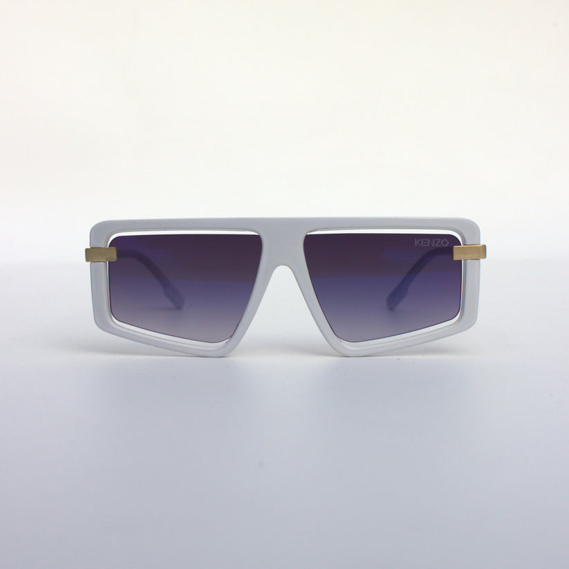 White-6948-Oversize-Flattop-Funky-Sunglasses
