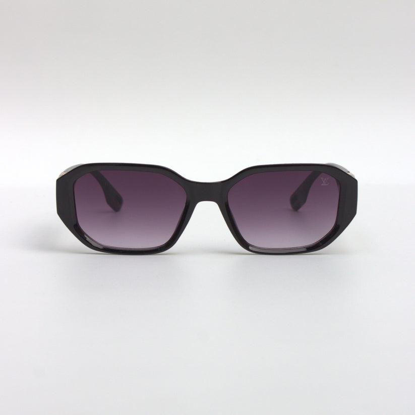 Black-6940-Oval-Geometric-Sunglasses