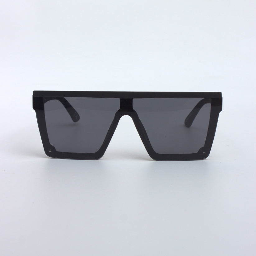 Black-Matte-6954-Flattop-Oversize-Sunglasses
