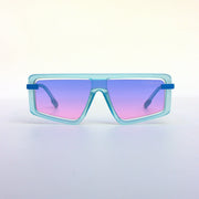 Blue-6948-Oversize-Flattop-Funky-Sunglasses