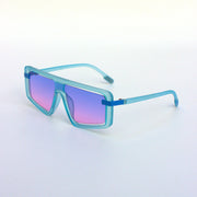 Blue-6948-Oversize-Flattop-Funky-Sunglasses