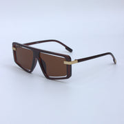 Brown-6948-Oversize-Flattop-Funky-Sunglasses