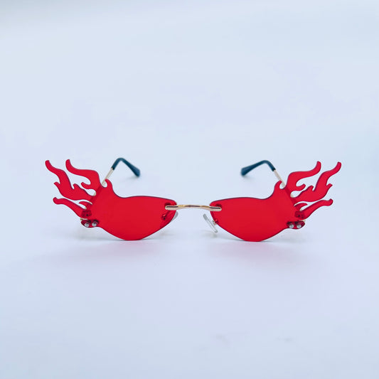 Fire-9197-Red-Funky-Sunglasses