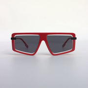 Red-6948-Oversize-Flattop-Funky-Sunglasses