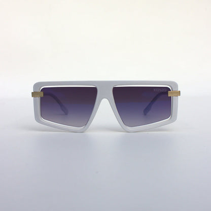 White-6948-Oversize-Flattop-Funky-Sunglasses