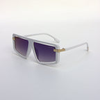White-6948-Oversize-Flattop-Funky-Sunglasses